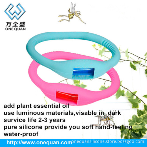 Travel forest Anti-mosquito silicone wristbands for Parent-child
